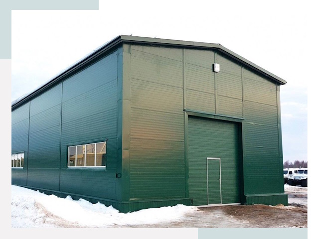 Двускатные ангары в Ноябрьске