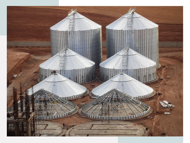 Строительство зерновых силосов в Ноябрьске