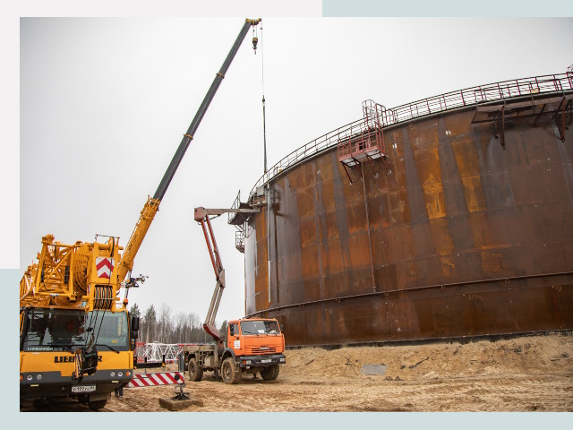 Монтаж резервуаров в Ноябрьске от 608 руб. за м³