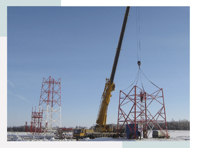 Монтаж вышек связи в Ноябрьске