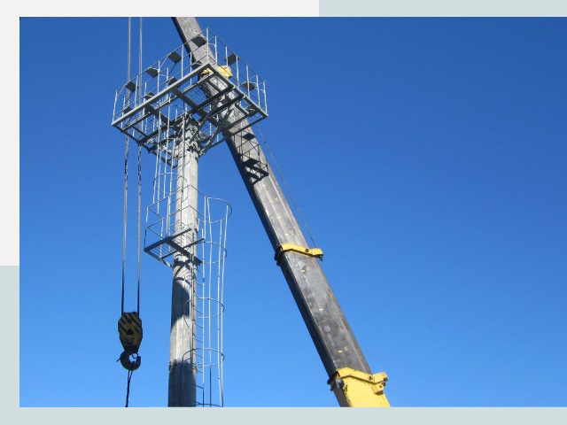 Монтаж осветительных мачт в Ноябрьск от 608 руб.