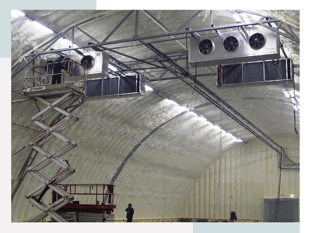 Оснащение ангаров в Ноябрьске