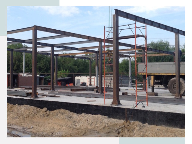 Фундамент для ангаров в Ноябрьске