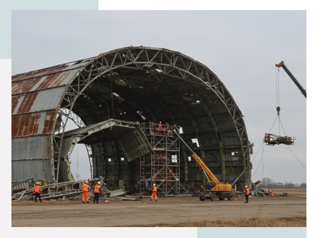 Демонтаж ангаров в Ноябрьске
